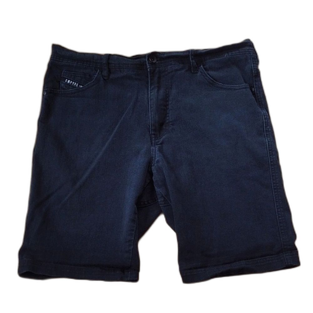 Empyre Black Denim Loose Fit 5 Pocket Skate Shorts Size 32